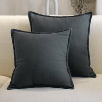 15 x Brand New DASOIN Cotton Cushion Cover Set of 2 Boho Decorative Cushion Covers Living Room Decorative Cushion Cover for Sofa Couch Cushion Cover 40 x 40 cm Beige - RRP €227.85