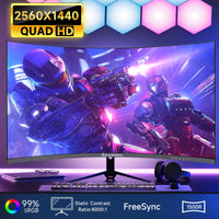 2 x RAW Customer Returns XGaming Curved Gaming Monitor 27 inch 165Hz, QHD 2560 1440, Curved PC Monitor1500R, FreeSync, HDR, IPS panel, 5ms response time, eye protection, VESA, DisplayPort, HDMI, black - RRP €465.72