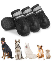 1 x Brand New YAODHAOD Waterproof Dog Shoes for Dogs, Durable and Non-Slip Boots, Outdoor Sole, with Reflective Strips, Walking for Medium and Large Dogs 6, Red  - RRP €21.92