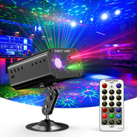 1 x RAW Customer Returns Disco Lights, Gvoo Rechargeable Sound Activated Party Lights 5 Colors 60 Modes RGB Disco Ball Lights with Different Patterns and Timing Function for Holidays, Parties, Birthday Christmas - RRP €50.05