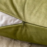 1 x Brand New MIULEE 1 piece velvet cushion cover, decorative sofa cushion, decorative cushion, decorative cushion cover with hidden zip for sofa, bedroom, 45 x 45 cm, green - RRP €20.4