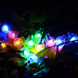 9 x RAW Customer Returns Damtong Solar Fairy Lights Outdoor Colorful, 100 LED 12M, Solar Fairy Lights Outdoor Weatherproof, Solar Fairy Lights Outdoor Colorful 8 Modes Crystal Balls, for Garden Terrace Balcony - RRP €152.91