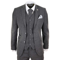 1 x RAW Customer Returns TruClothing.com Men s Suit 3 Piece Wool Tweed Design 1920 Vintage Classic - RRP €151.51