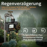 1 x RAW Customer Returns Diivoo Irrigation Computer 2 Outputs, Water Timer with Rain Delayed Manual Automatic Mode, Flexible Irrigation Frequency Irrigation Timer, Irrigation Timer for Garden - RRP €39.99