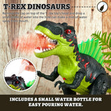 1 x RAW Customer Returns TOEY PLAY T-Rex Dinosaur Figures, Dinosaur Toys with Spray, Walking, Lights and Roar, Gifts for Kids Boys Girls 3 4 5 Years - RRP €18.99