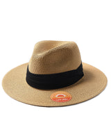 1 x RAW Customer Returns FURTALK Unisex Panama Hat Wide Brim Sun Hat for Men and Women Beach Hat UV Protection Summer Hat Adjustable Straw Hat - RRP €30.48