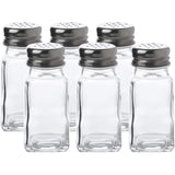 3 x RAW Customer Returns Whole Housewares Durable Premium Salt and Pepper Shaker Set - Glass Construction - Space Saving 4 x 9.3cm - Easy Refill Design - Perfect for Kitchen or Dining Table - RRP €39.3