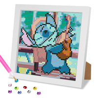 1 x Brand New MOGTAA 5D DIY Diamond Painting with Wooden Frame Stitch, Cartoon Diamond Painting Pictures Set, Full Drill Diamond Painting for Children Girls Boys, Cartoon Arts Craft for Home Wall Decor 18 x 18 cm - RRP €9.62