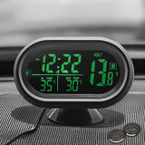 1 x RAW Customer Returns Waterproof Car Voltmeter LED Digital HOMURY Car Thermometer LED Digital Voltmeter Voltmeter 12V Multifunction Battery Monitor 12v Shockproof for Cars Motorcycles Motorhomes Dichroic Light - RRP €26.4