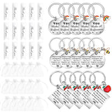 5 x Brand New Grevosea Pack of 15 Thank You Key Rings Stainless Steel Key Ring Key Ring Best Friend Thank You Gifts for Farewell Gift Lucky Charm Party Favors Baptism - RRP €138.0