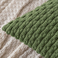 1 x RAW Customer Returns MIULEE Corduroy Velvet Cushion Cover Decorative Cushion Cover Modern Sofa Cushion Decorative Cushion Couch Cushion Decorative Cushion Soft for Sofa Living Room Bedroom Set of 2 50 x 50 cm Matcha Green - RRP €21.99