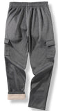 5 x Brand New zitysport Thermal Jogging Pants Lined Men s Fleece Pants Jogger Training Pants Warm Sherpa Lined Sports Pants with Pockets Men s Fleece Pants for Winter Men s Sweatpants L-Dark Gray  - RRP €184.25