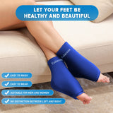 1 x RAW Customer Returns Ice Bag Wrap for Ankle and Foot Injuries, Reusable Gel Ice Bag for Hot and Cold Therapies Blue 1PCS, L  - RRP €29.99