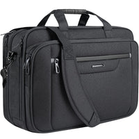 1 x RAW Customer Returns VANKEAN Laptop Bag Laptop Briefcase for up to 18 inch Laptops XXL Water Resistant Gaming Computer Bag for Men Women Expandable Capacity for Travel Business School - Black - RRP €42.37