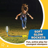 1 x RAW Customer Returns Stomp Rocket The Original Jr. Glow Rocket 4 Foam Rockets and Launch Pad Toys Great outdoor missile toys for boys and girls ages 3 and up - RRP €17.22