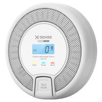 1 x RAW Customer Returns X-Sense CO detector with digital display, carbon monoxide detector, accurate sensor with 10-year lifespan, replaceable battery, BSI certified according to EN 50291, CO03D - RRP €30.24