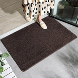 1 x Brand New MIULEE Doormat for Indoor and Outdoor Use Dirt Trapper Mat Non-Slip for Entrance Area Doormat Indoor Washable Doormat Front Door Thin Door Mat Indoor for Entrance, Hallway, Garden, Indoor Black 80 x 120 cm - RRP €37.37