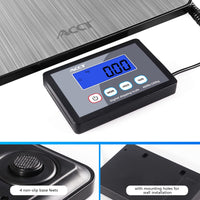 1 x RAW Customer Returns ACCT Postage Scale 400lb, mail scale, Digital Postal Scale with hold auto-off tare function, shipping scale for packages small business luggage office, heavy duty scale with batteries power adapter - RRP €55.07