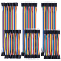 5 x Brand New Breadboard kit 2 pieces 830 points breadboard 2 pieces 400 points breadboard and 10cm 20cm 240 pieces female to female male to female male to male jump wire cable for Arduino Raspberry Pi - RRP €80.65