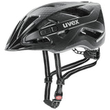 1 x RAW Customer Returns uvex city active - safe city helmet for men and women - incl. LED light - individual size adjustment - black matt - 56-60 cm - RRP €69.37