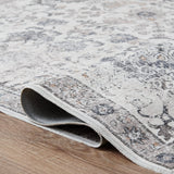 1 x RAW Customer Returns TOPICK Runner 60x180cm Grey Carpets Vintage Carpet Runner Hallway Retro Foldable Thin Washable Carpet Multi Floral Boho Non-Slip for Indoor Bathroom Kitchen Bedroom Living Room - RRP €38.99