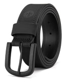 1 x RAW Customer Returns CHAOREN Belt Men Leather Black, Belt Men Work Belt Black 120cm, 38mm Perfect fit for jeans and work trousers - RRP €22.18