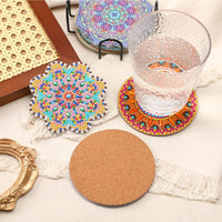 9 x Brand New UPINS 8 Pieces Diamond Painting Coasters Diamond Painting Mandala Coasters for Drinks, DIY Coasters, Diamond Art Kits for Adults, Kids, Beginners, Diamond Art, Craft Supplies - RRP €126.99