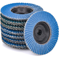 1 x RAW Customer Returns HATANSE 8 Pieces Flap Discs 76 mm x 10 mm Flap Disc Grit 40 60 80 120 Abrasive Discs for Stainless Steel Metal and Wood - RRP €12.78