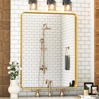 Brand New Pallet - antok Decorative Wall Mirror Gold 60x90cm - 28 Items - RRP €1871.8