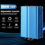 1 x RAW Customer Returns Ailao Grid Tie Inverter 500W MPPT Inverter Grid Feed-in Pure Sine Wave AC 230V Output Feed-in Inverter for Solar Panels 12V Battery Discharge 30W-250W Adjustable Output Power. - RRP €111.86