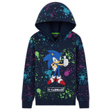 1 x RAW Customer Returns SONIC THE HEDGEHOG Hoodie Kids Boys 4-12 Years Hoodie Boys Teenagers Cool Hoodies Unisex Navy Blue, 11-12 Years  - RRP €25.2