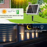 1 x RAW Customer Returns MEIKEE Solar Spotlights 6 Pack 2700K Warm White Garden Lighting Solar with Ground Spike IP66 Waterproof 3 Brightness 2 Modes 6000MAH Solar Garden Lights for Outdoor Garden Lawn Patio Tree - RRP €45.61