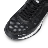 1 x RAW Customer Returns FitVille Extra Wide Tennis Shoes Men Non-Slip Indoor Shoes Breathable Badminton Shoes Comfortable Fitness Shoes Black 47 EU X-Wide - RRP €67.99