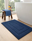 1 x RAW Customer Returns DEXI Bath Mat Non-Slip Soft Bathroom Rug Water Absorbent Bath Mat Machine Washable Bath Mat for Shower, Bathtub and Toilet - Navy Blue, 60 x 90 cm - RRP €39.99