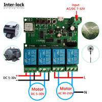 1 x RAW Customer Returns Jane Eyre 4 channel WLAN instant relay self lock switch module with 433 MHz RF remote control, DIY garage door switch module Ewelink app control, compatible with the Alexa Goolution Assistant - RRP €27.22