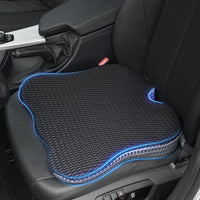 1 x RAW Customer Returns Qutool Car Wedge Seat Cushion, Booster Seat Cushion, Memory Foam Car Seat Cushion for Driver s Seat Black  - RRP €31.7