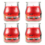 1 x RAW Customer Returns Pack of 4 scented candles forest fruits, scented candles forest fruits in a glass 24 hours burning - RRP €16.13