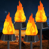 1 x RAW Customer Returns Geemoo 4 Pack Solar Lamps for Outdoors with Realistic Flame Effect, Halloween Decoration Gardens Solar Lights for Outdoor Garden Torches, Solar Torch Waterproof IP65, Solar Lamp for Outdoor Backyards, Lawn - RRP €33.08