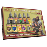 1 x RAW Customer Returns The Army Painter Speedpaint 2.0 Starter Set, Perfect for Beginners, 10 Dropper Bottles of 18ml Non-Toxic Acrylic Contrast Paint, 1 Free Primer Brush, Model Paint for Fantasy Miniatures - RRP €37.16