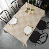 1 x RAW Customer Returns tygryskr Plastic Tablecloth Stain Resistant Waterproof Tablecloth 137 x 200 cm Plaid  - RRP €21.12