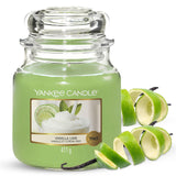 1 x RAW Customer Returns Yankee Candle Medium Jar Scented Candle Vanilla Lime Duration Up to 75 Hours - RRP €23.75