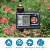 1 x RAW Customer Returns DEWENWILS Irrigation Computer, 4 Irrigation Programs for Each Zone, Garden Irrigation Clock, Automatic Irrigation Timer with Rain Delayed Manual Automatic Mode for Lawn - RRP €33.99