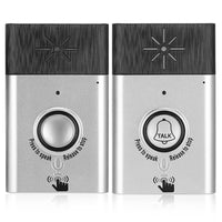 1 x RAW Customer Returns Radio doorbell with intercom, radio bell with intercom, wireless doorbells, outdoor front door bell with intercom, for home, radio range of 200mm - RRP €40.02