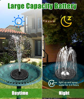 1 x RAW Customer Returns SZMP Solar Fountain for Outdoors 100 Glass 2023 Upgraded, 3.5W Solar Pond Pump with 8 Effects Solar Water Pump Solar Floating Fountain Pump for Garden, Bird Bath, Pond, Fish Tank - RRP €30.24