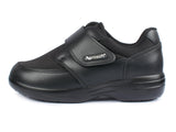 1 x RAW Customer Returns Aerosoft Velcro low shoe Stretch 16 women men width GH slip-resistant black, Numeric 42  - RRP €90.71