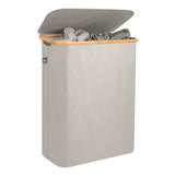 1 x RAW Customer Returns Evohome laundry basket 3 compartments with lid for easy separation, 156L Laundry bag, laundry separator, laundry sorter, laundry box, laundry bin, laundry collector, laundry chest, laundry basket collector - RRP €58.72