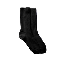 1 x RAW Customer Returns Marine Cashmere - Cashmere Blend Socks Socks for Women, Delicate and Soft Cashmere Yarn, MADE IN ITALY 35 38 - Onyx  - RRP €18.9