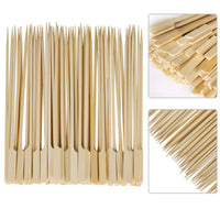 18 x Brand New VABNEER 200 Pieces Wooden Skewers Bamboo Skewers for Barbecue, Vegetables, Fruit, Family Parties - RRP €410.4