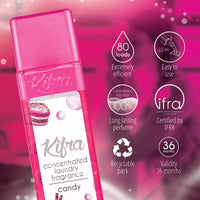 1 x RAW Customer Returns KIFRA CANDY Concentrated laundry perfume 200ml 80 washes long-lasting laundry scent - RRP €15.12