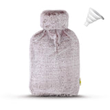 10 x Brand New  NEW BetterDay Hot Water Bottle with Hood - with Standard 1970 2012 Plush Lining in Natural Rubber, Removable Lining - 2 Liter Hot Water Bottle - RRP €228.0